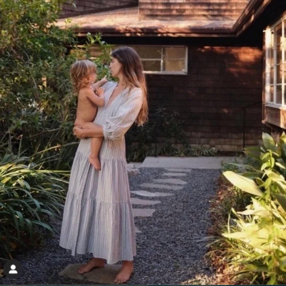 Christy Dawn Noah Dress | Blue Stripe | XS | GUC